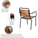 Abbildung Chaise à accoudoirs Bran