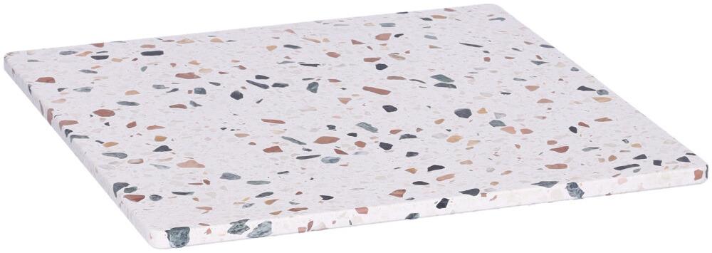 Abbildung Tischplatte Gano Terrazzo Schrägansicht