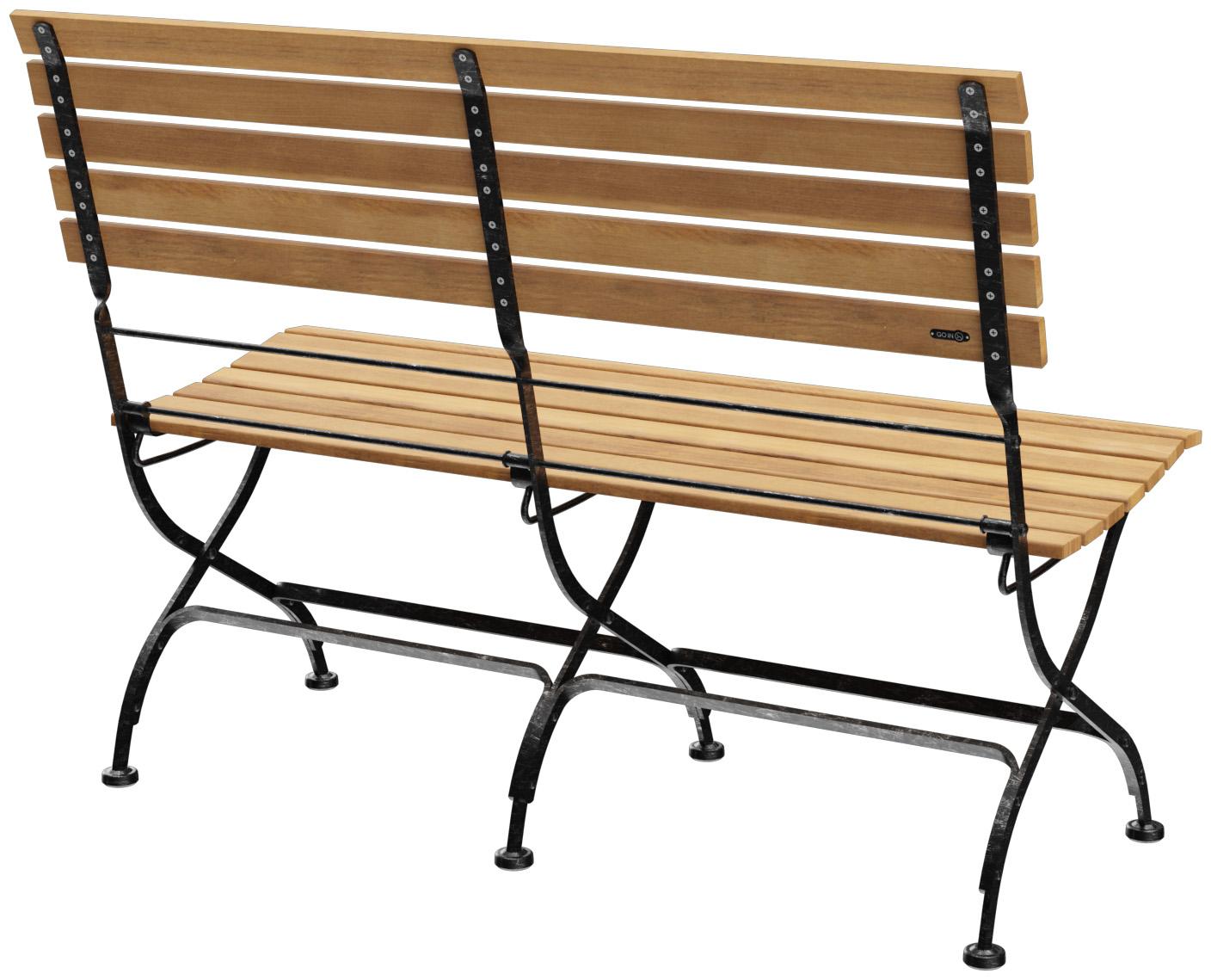 Abbildung 2-Sitzer-Bank Valentin Schrägansicht