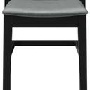 Abbildung halbhoher Hocker Quin Vorderansicht