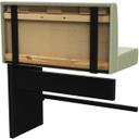 Abbildung Anbau-/Abschlusselement 100 cm H-Line Schrägansicht