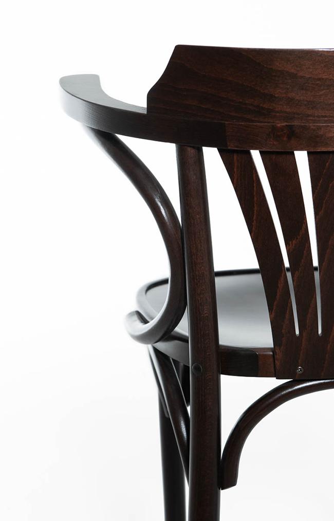 Abbildung Chaise à accoudoirs Greta Detailansicht