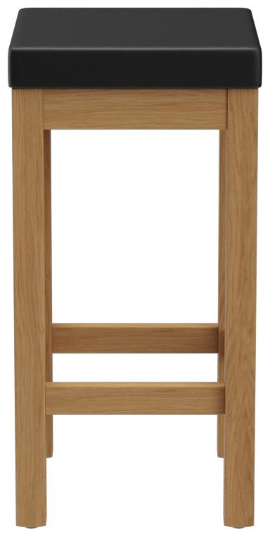 Abbildung halbhoher Hocker Delu Vorderansicht