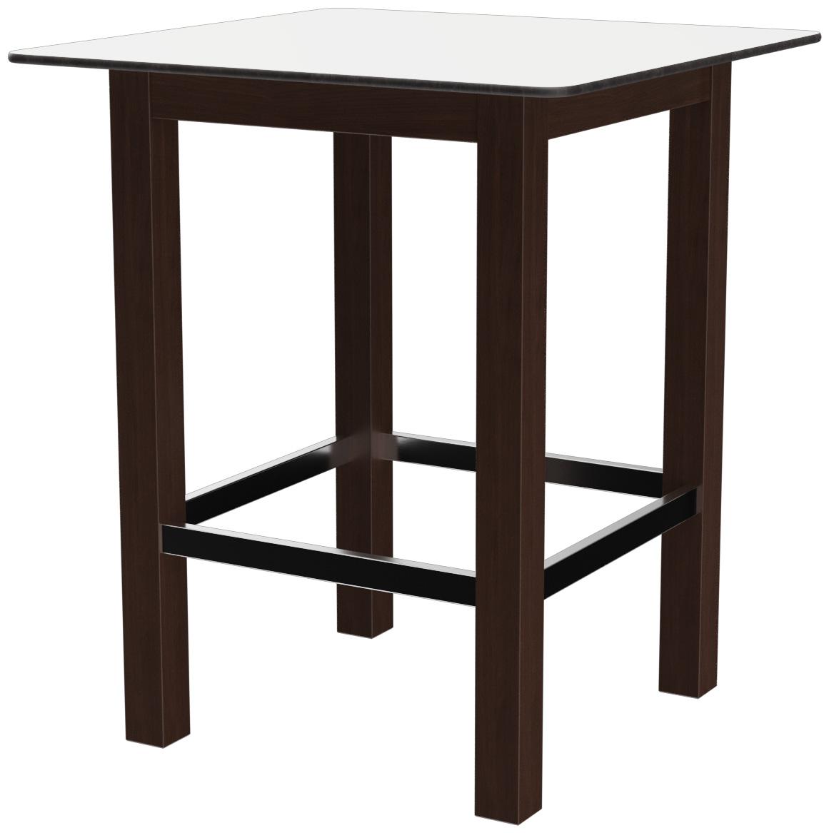 Abbildung halbhoher Tisch Dunia Schrägansicht