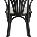 Abbildung Chaise à accoudoirs Greta Rückansicht