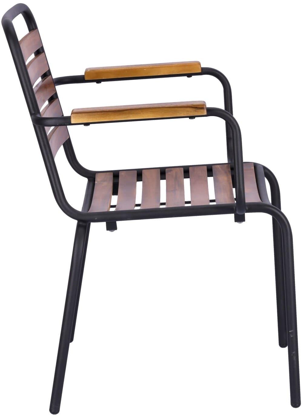 Abbildung Chaise à accoudoirs Bran Seitenansicht