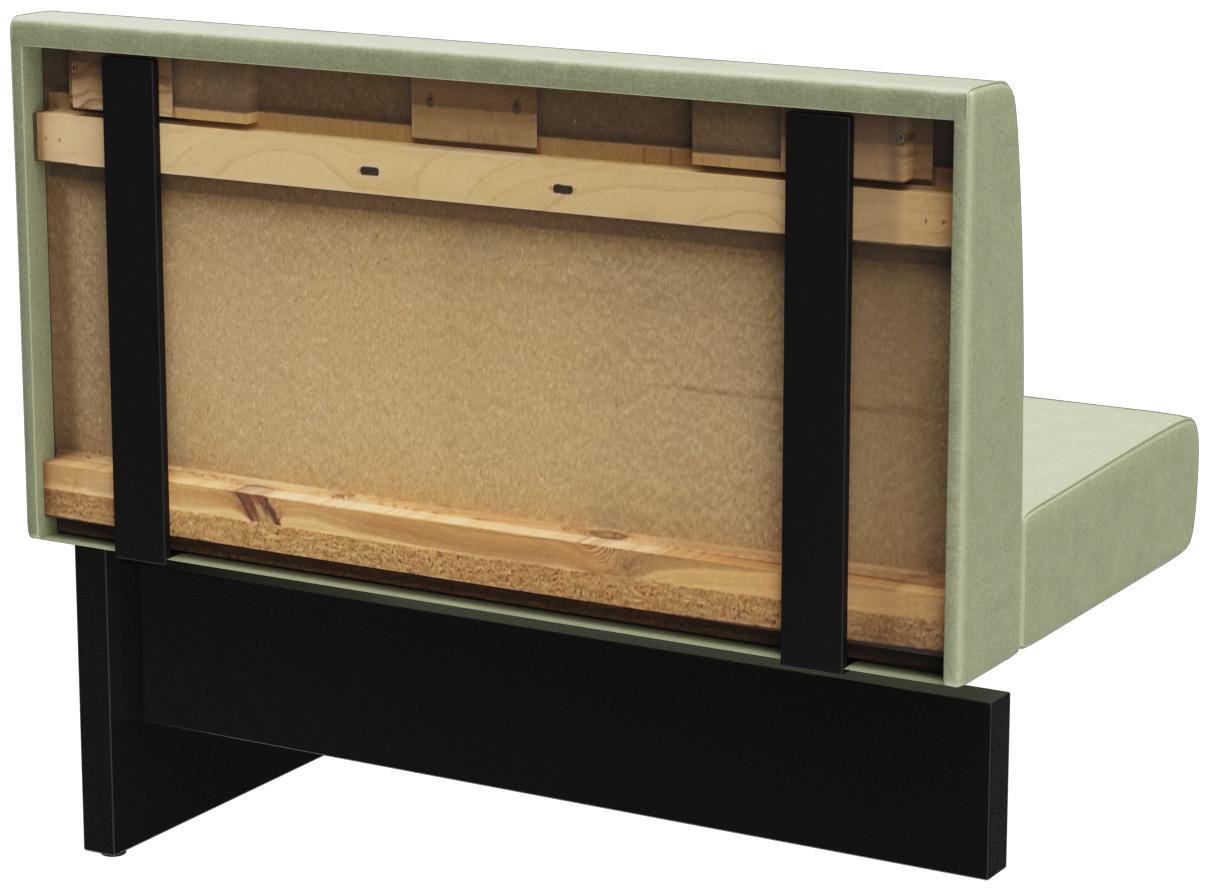 Abbildung Anbau-/Abschlusselement 100 cm H-Line Schrägansicht