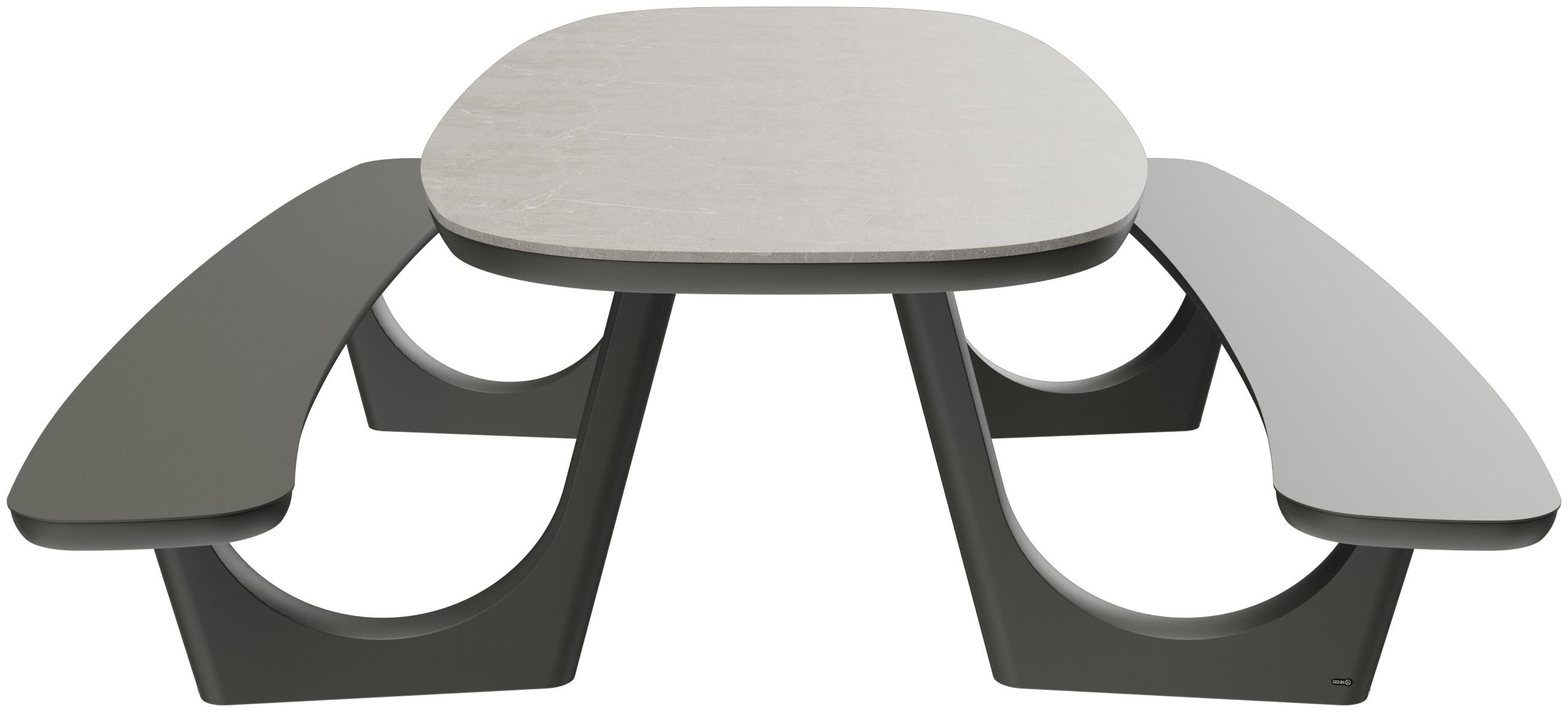 Abbildung Table Boatnic Seitenansicht