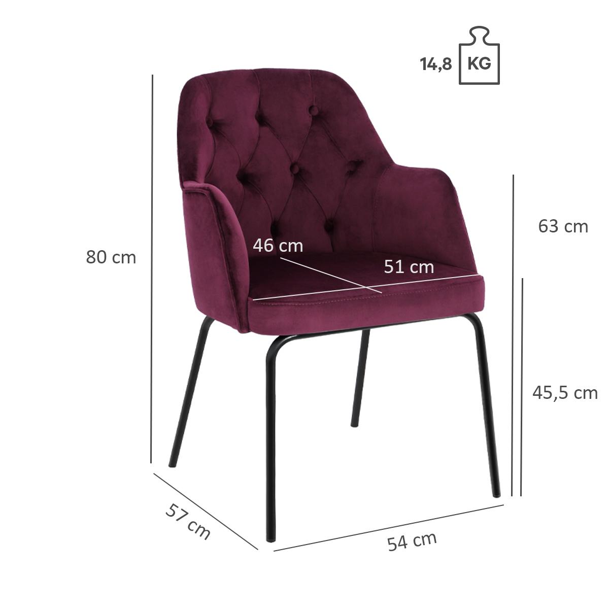 Abbildung Chaise à accoudoirs Marlo