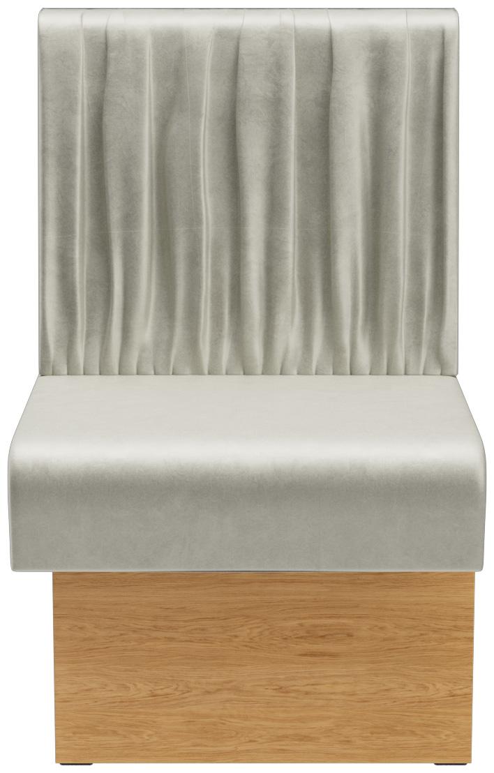 Abbildung Afsluitend element links 60cm Drapelle Vorderansicht