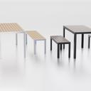 Abbildung 2-seater bench Risa
