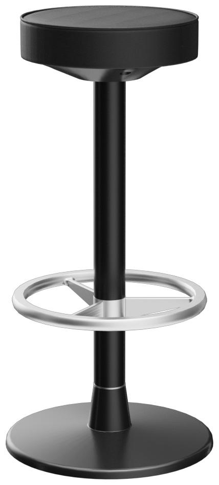 Abbildung Tabouret de bar Modular S Schrägansicht