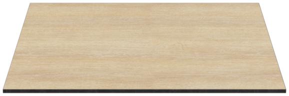 Abbildung Tischplatte Compact Slim Rückansicht