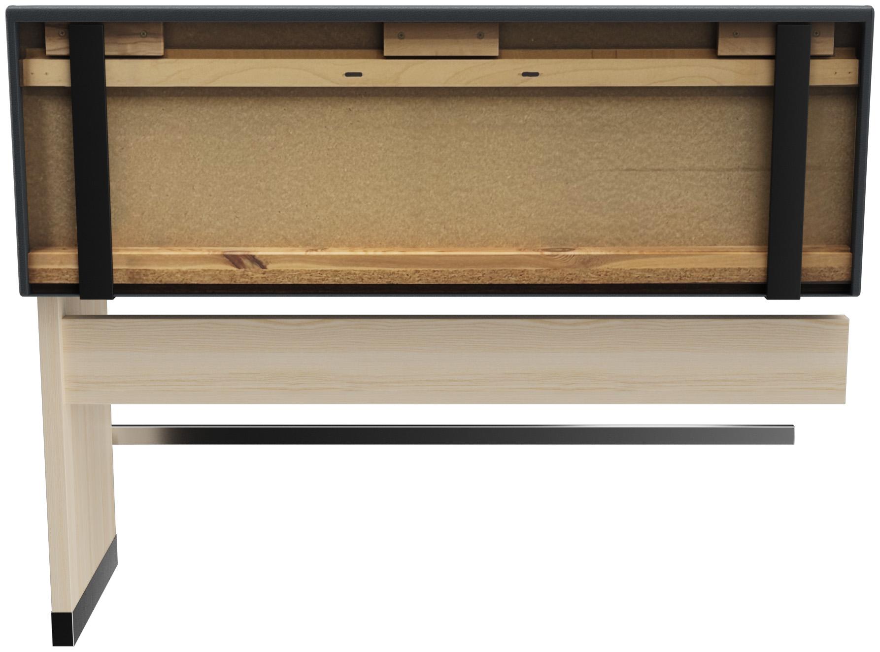 Abbildung Anbau-/Abschlusselement 150 cm H-Line Rückansicht