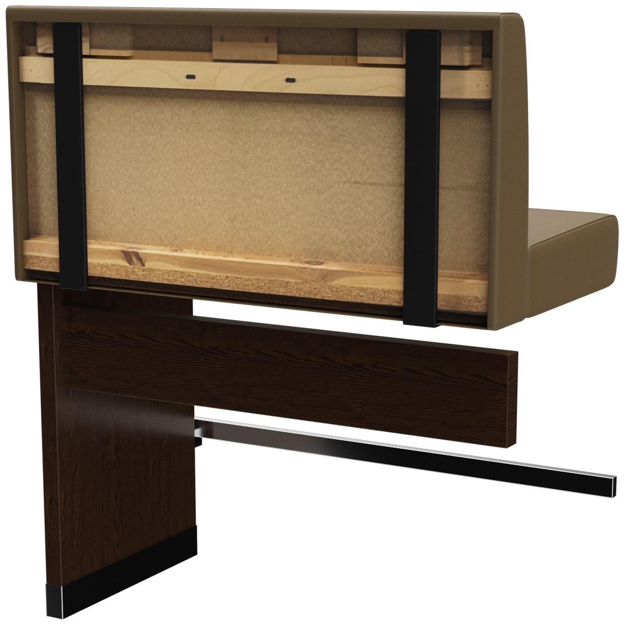 Abbildung Anbau-/Abschlusselement 100 cm H-Line Schrägansicht