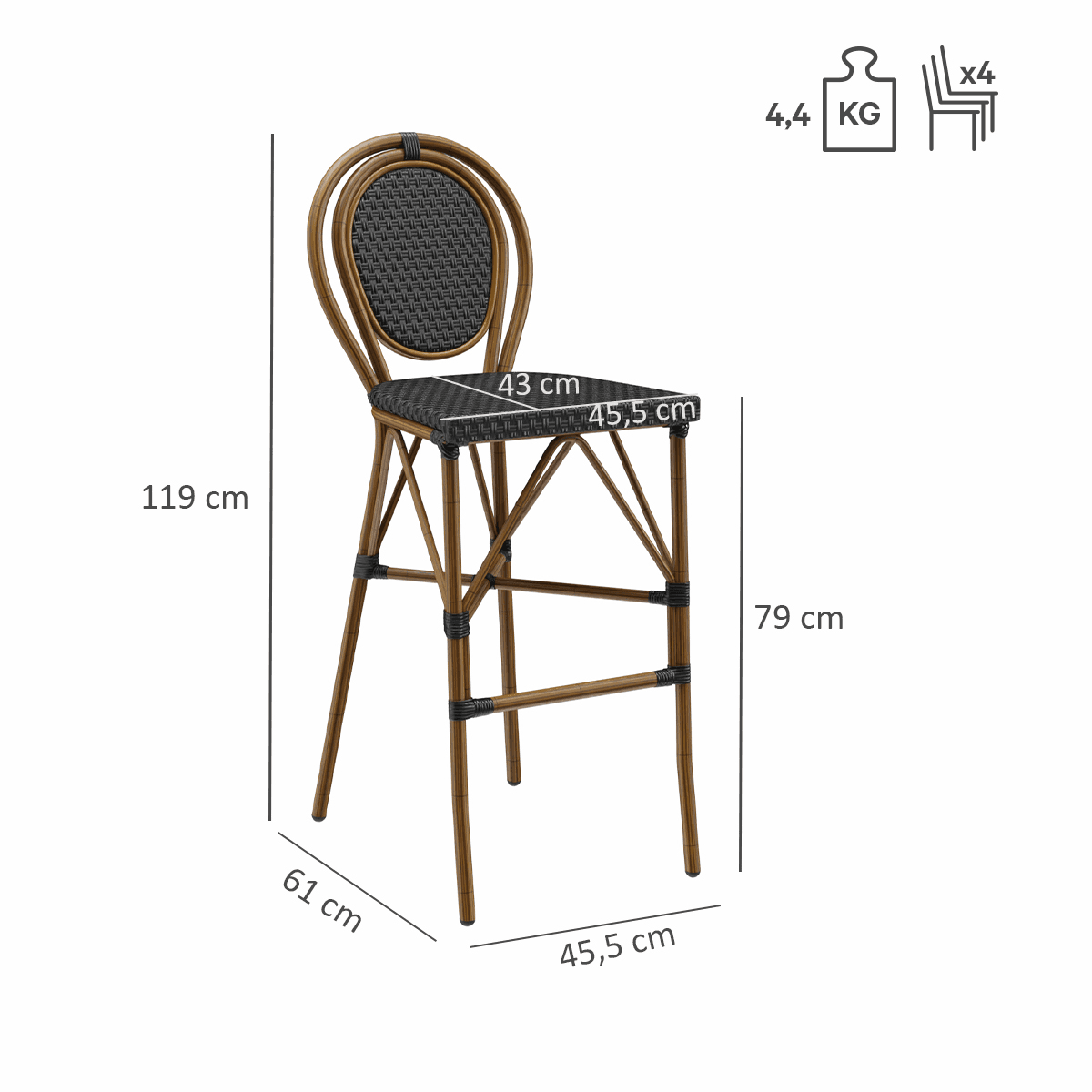Abbildung Bar stool Marco