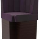 Abbildung Eckelement rund Felipa Schrägansicht