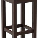 Abbildung halbhoher Hocker Delu Schrägansicht