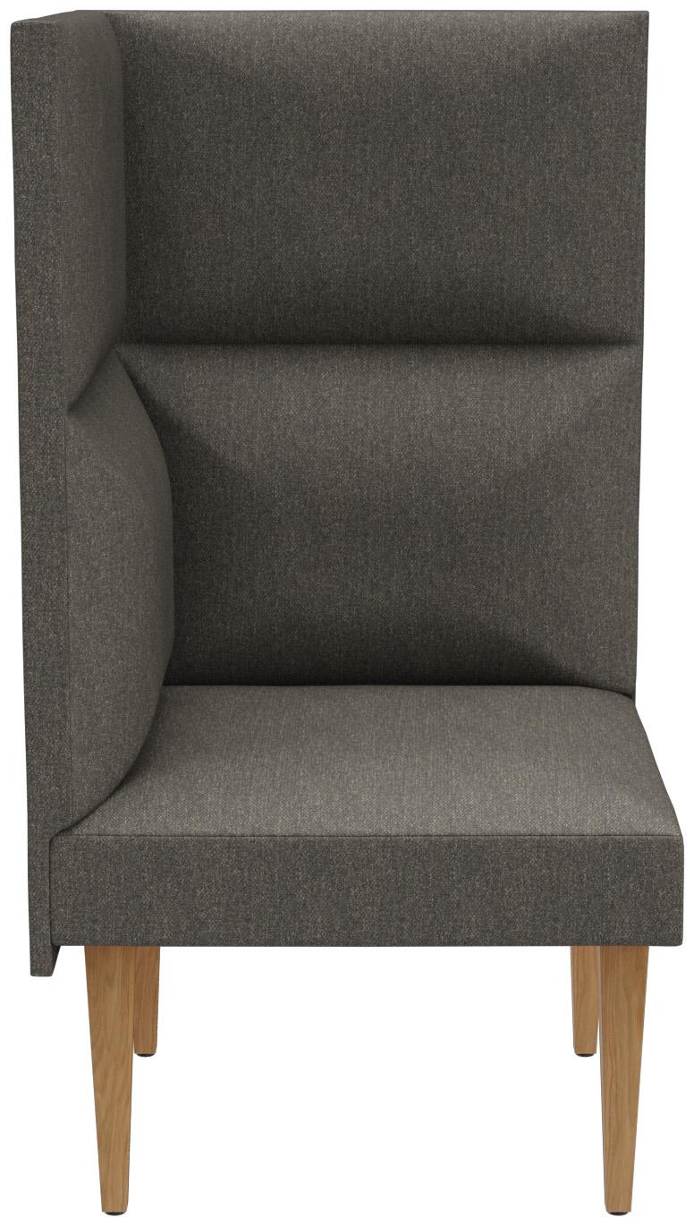 Abbildung Eck-/Abschlusselement links Tuya B Vorderansicht