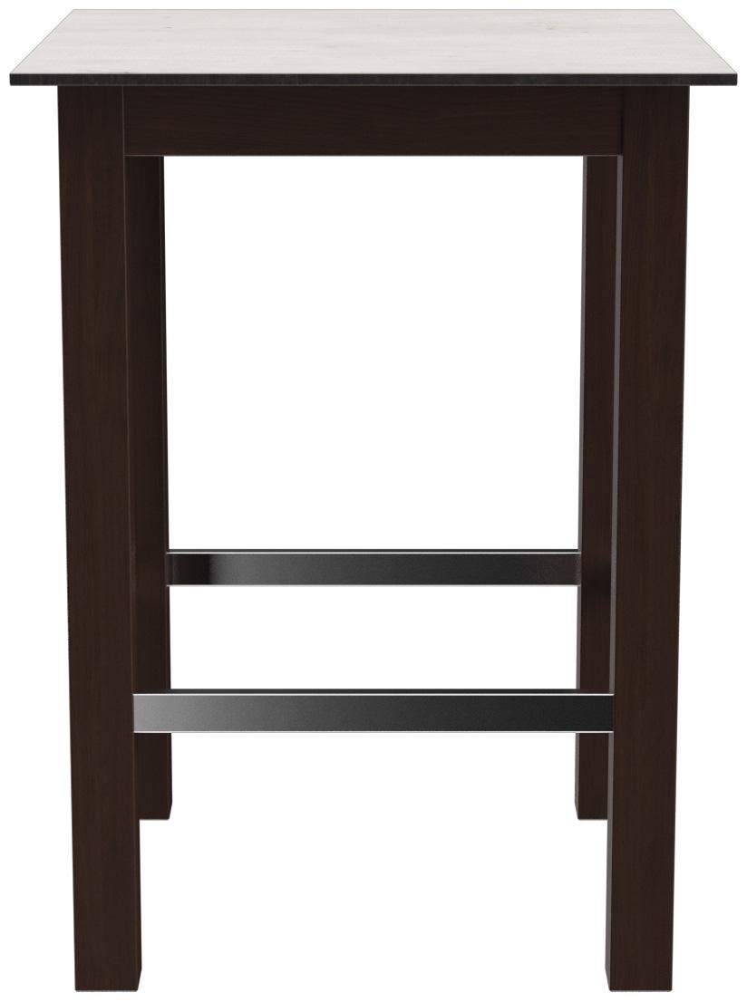 Abbildung halbhoher Tisch Dunia Vorderansicht