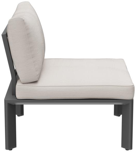Abbildung 1-seater element Lorcan Seitenansicht