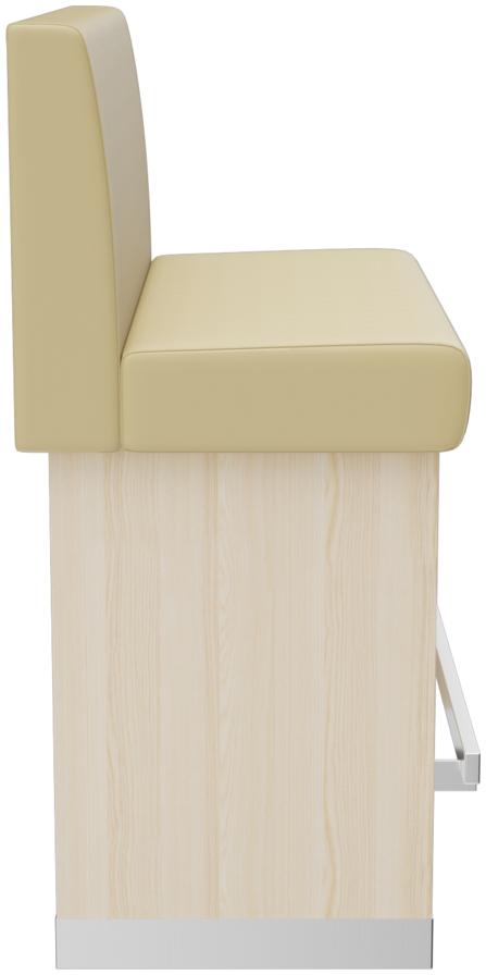 Abbildung Single/base element 100 cm H-Line Seitenansicht