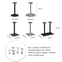 Abbildung table à manger Kerst Slim