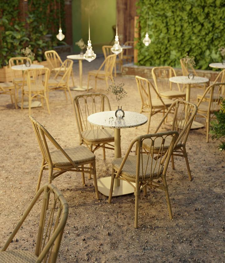 Abbildung Tafelblad Gano Terrazzo Ambiente