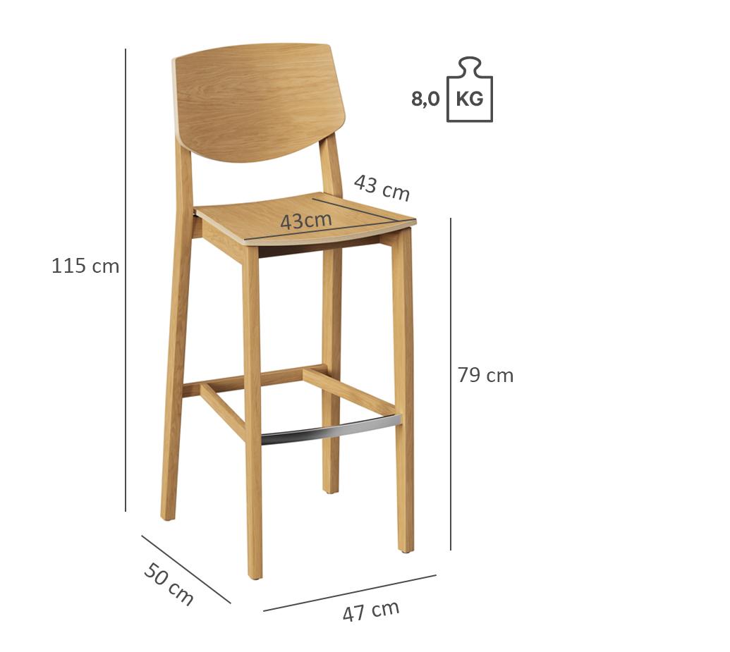 Abbildung bar stool Quorum C
