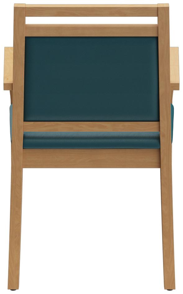 Abbildung Chaise à accoudoirs Liah Rückansicht