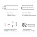 Abbildung Tischplatte Compact Slim A