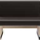 Abbildung Einzel-/Grundelement 100 cm H-Line Vorderansicht