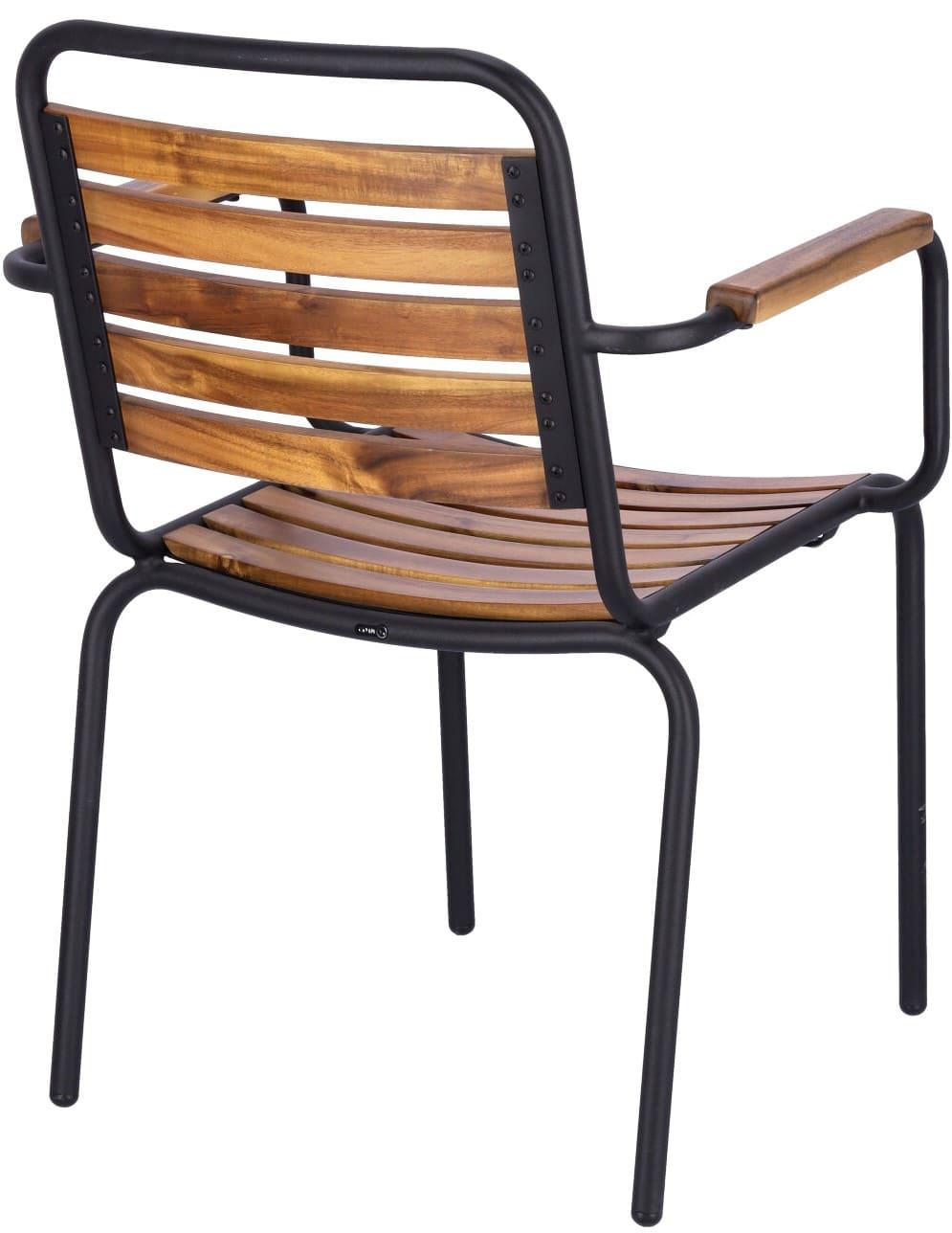 Abbildung Chaise à accoudoirs Bran Schrägansicht