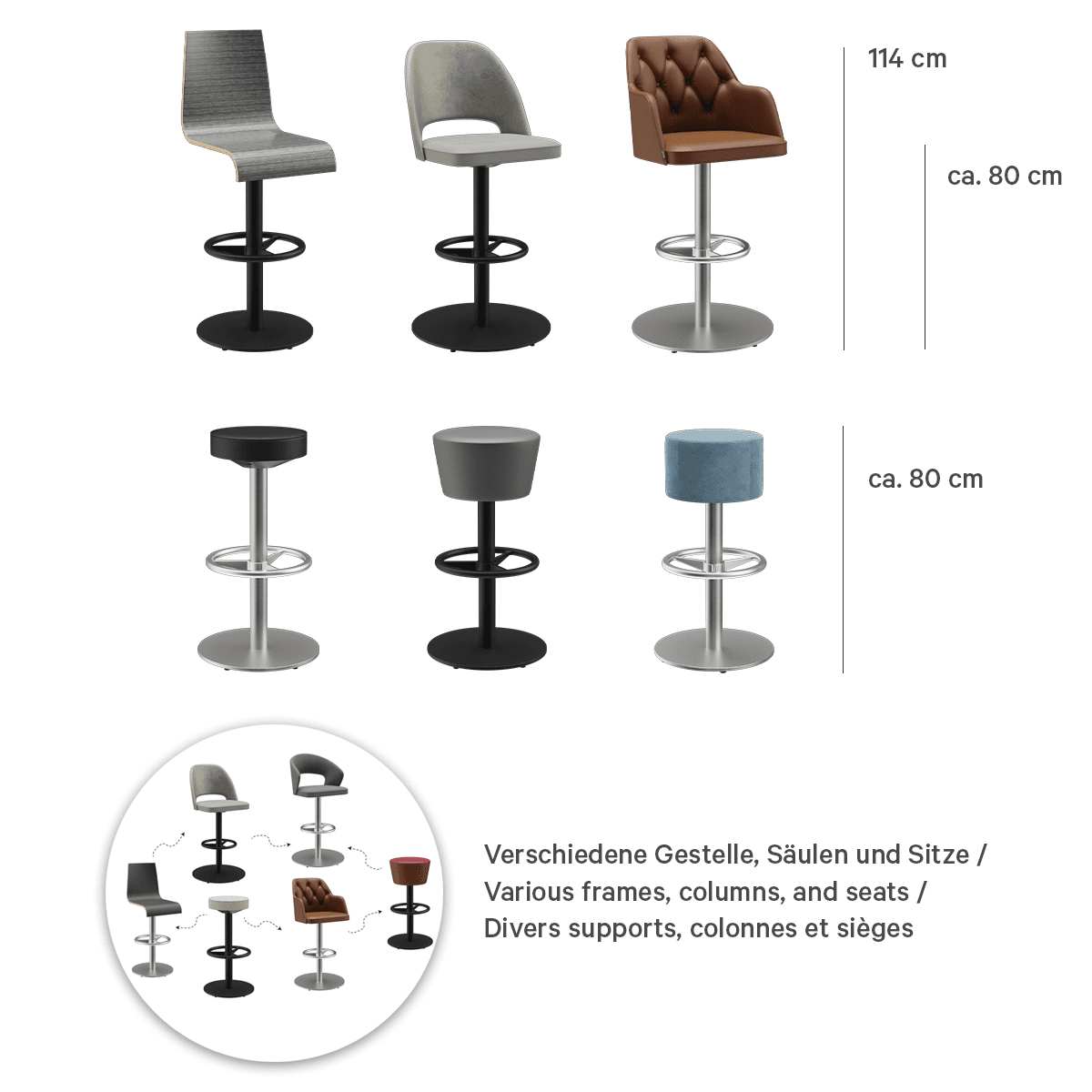 Abbildung Tabouret de bar Kerst S