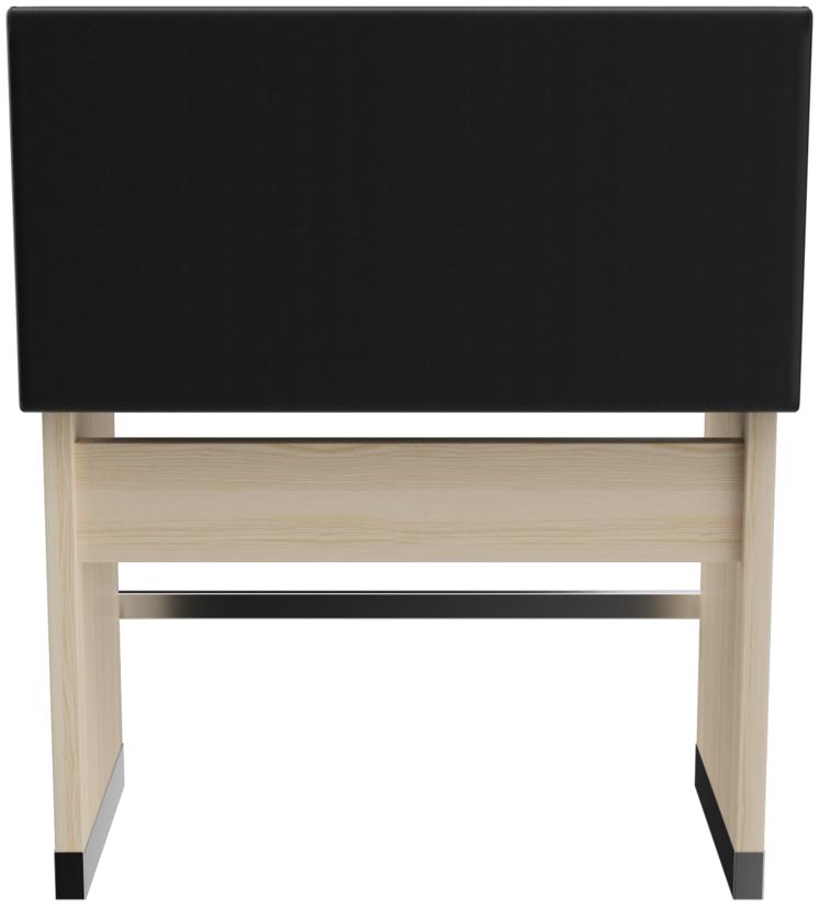 Abbildung Single/base element 100 cm H-Line Rückansicht