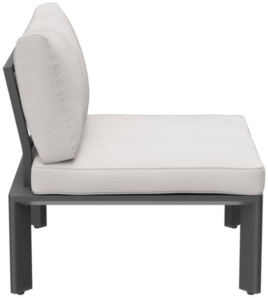 Abbildung 1-seater element Lorcan Seitenansicht