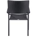 Abbildung Chaise à accoudoirs Tom Rückansicht