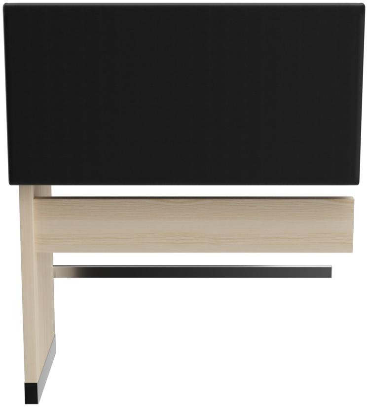 Abbildung Extension/End element 100 cm H-Line Rückansicht