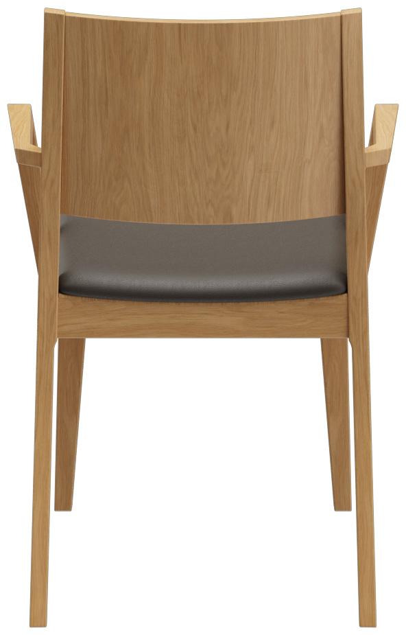 Abbildung Chaise à accoudoirs Quin Rückansicht