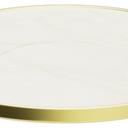 Abbildung Tischplatte Easy Gold Schrägansicht