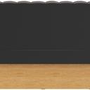 Abbildung Abschlusselement links 120cm Felipa Rückansicht