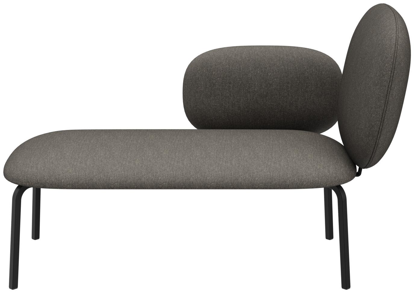 Abbildung Chaise longue rechts Liberty Vorderansicht