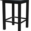 Abbildung halbhoher Tisch Dunia Schrägansicht