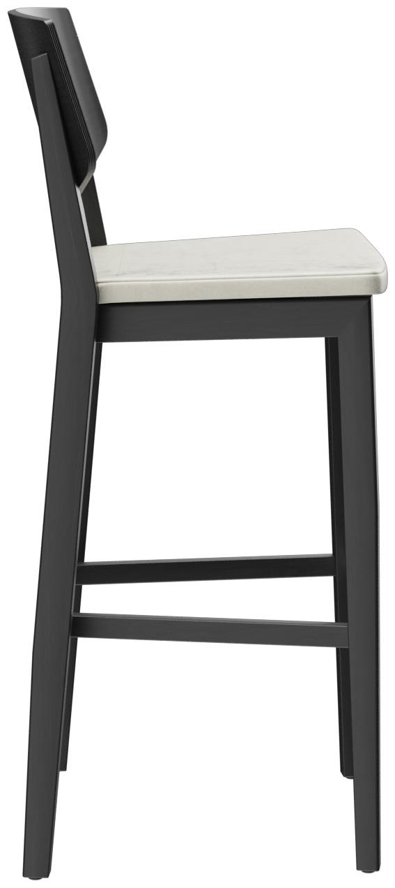 Abbildung Tabouret de bar Quorum C Seitenansicht