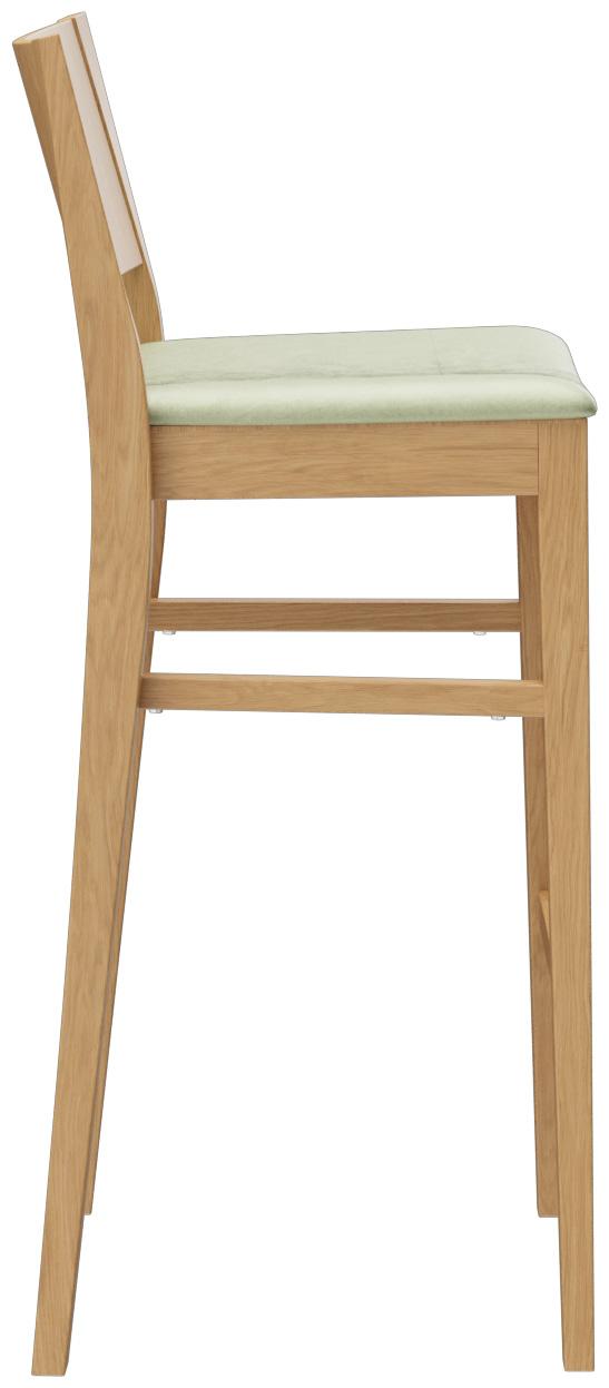 Abbildung Barhocker Quin Seitenansicht