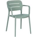 Abbildung Chaise à accoudoirs Elira Schrägansicht