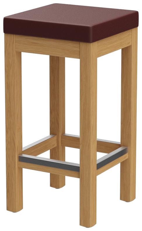 Abbildung medium-high stool Delu Schrägansicht