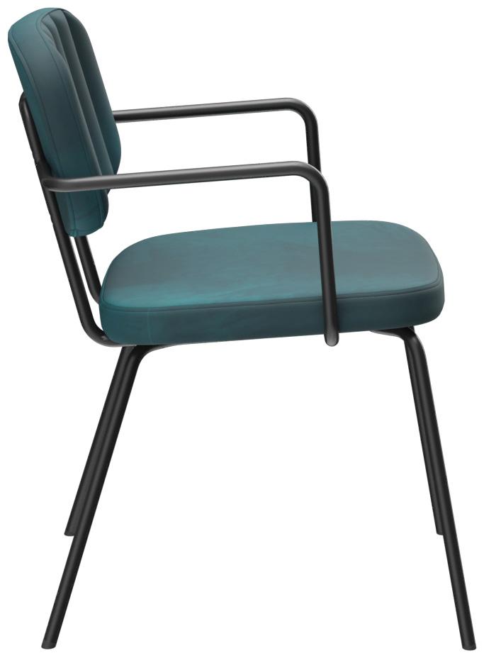 Abbildung Chaise à accoudoirs Vayo Seitenansicht