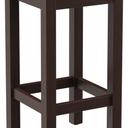 Abbildung halbhoher Hocker Delu Schrägansicht