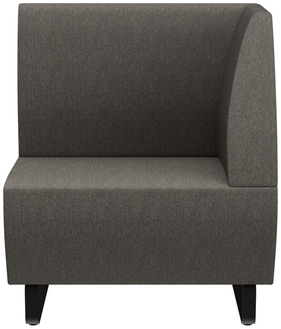 Abbildung Abschlusselement rechts D-Line Vorderansicht